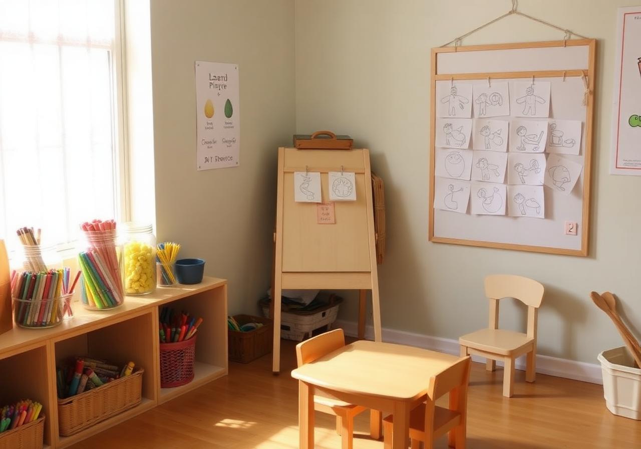 幼児クラス保育室