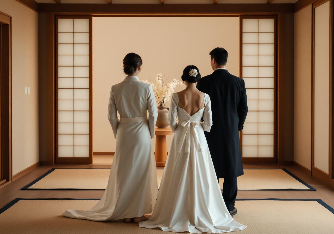 和モダンな人前式と懐石ディナー