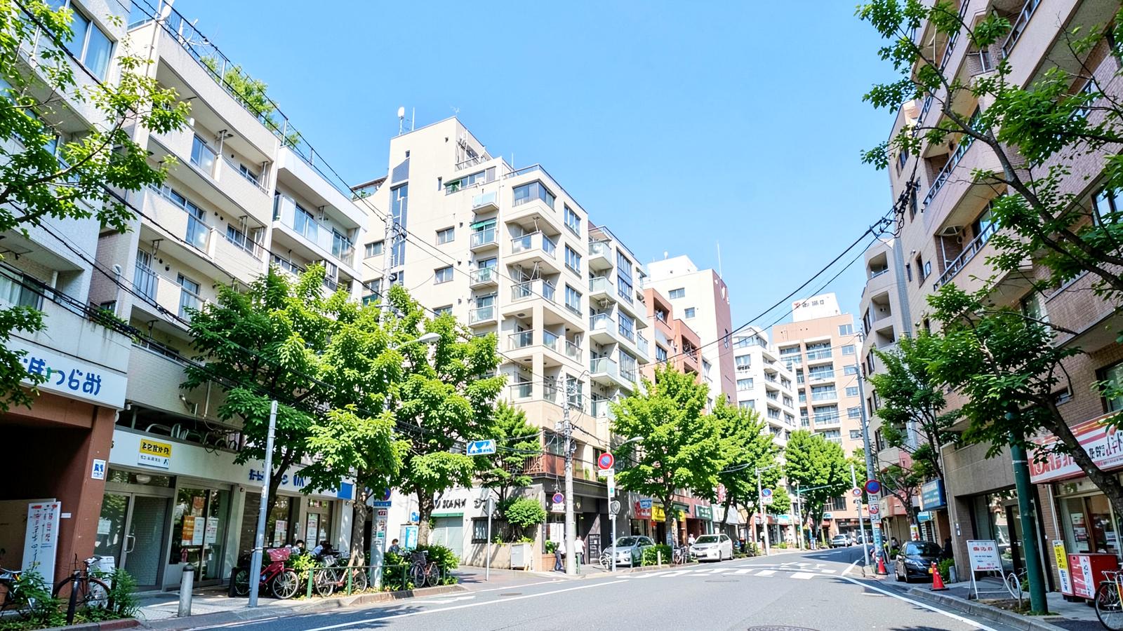 世田谷区三軒茶屋の街並み